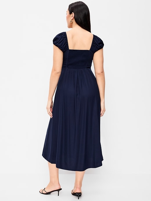 Image number 4 showing, Short-Sleeve Fit & Flare Midi Dress