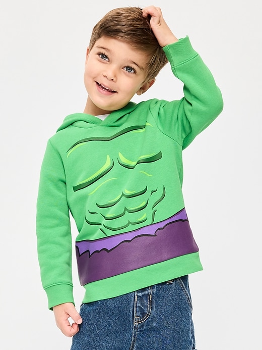 Image number 1 showing, Marvel™ Hulk Unisex Hoodie for Toddler