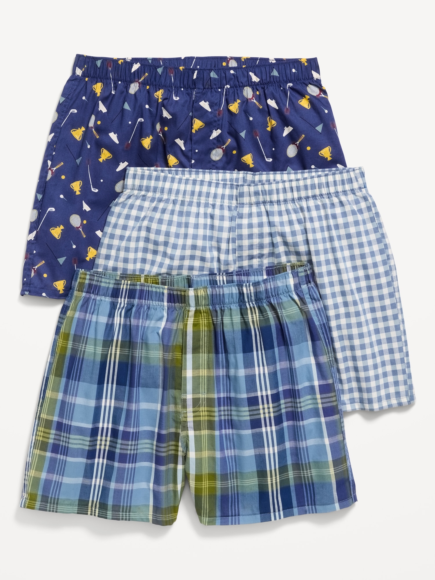 3-Pack Soft-Washed Boxer Shorts - 3.5-inch inseam