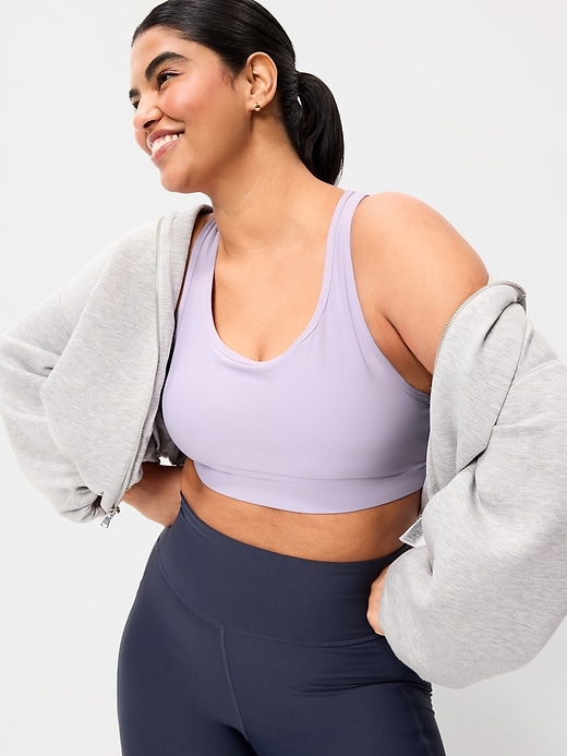 Image number 3 showing, Medium Support PowerSoft Racerback Sports Bra