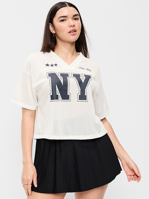 L'image numéro 5 présente Maillot de football en jersey en mailles