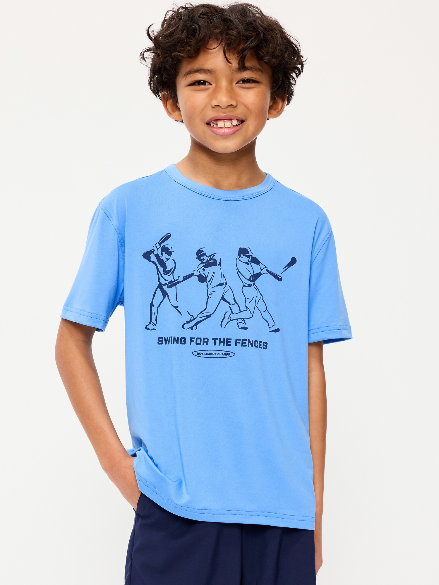 CloudMotion Graphic Performance T-Shirt for Boys