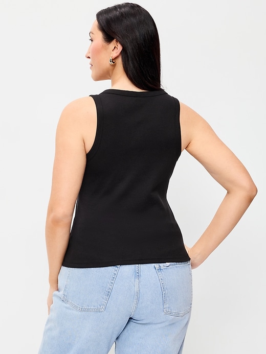 Image number 7 showing, Lace-Up Tank Top