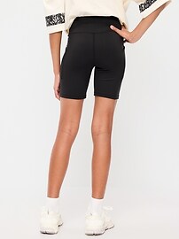 Image number 2 showing, High-Waisted StudioSmooth Biker Shorts for Girls