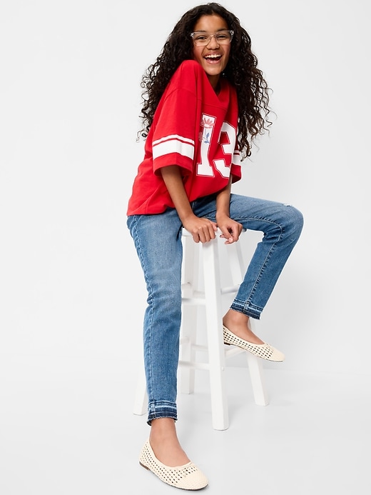 Image number 3 showing, High-Waisted Rockstar 360° Stretch Jeggings for Girls