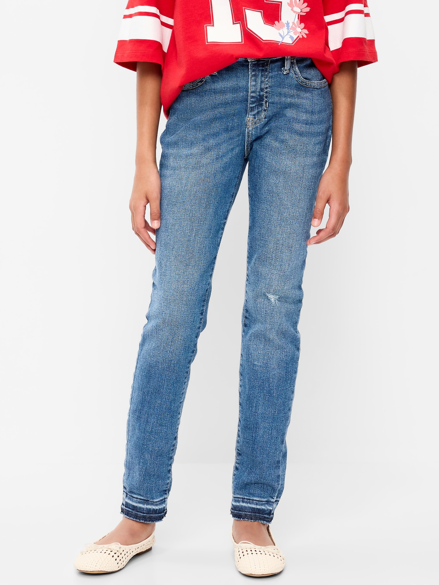 High-Waisted Rockstar 360° Stretch Jeggings for Girls