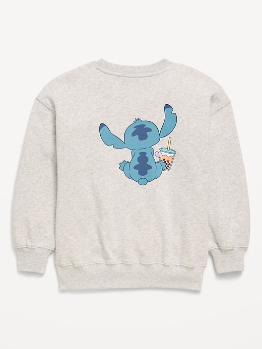 Image number 2 showing, Disney© Oversized Graphic Tunic Sweatshirt for Girls