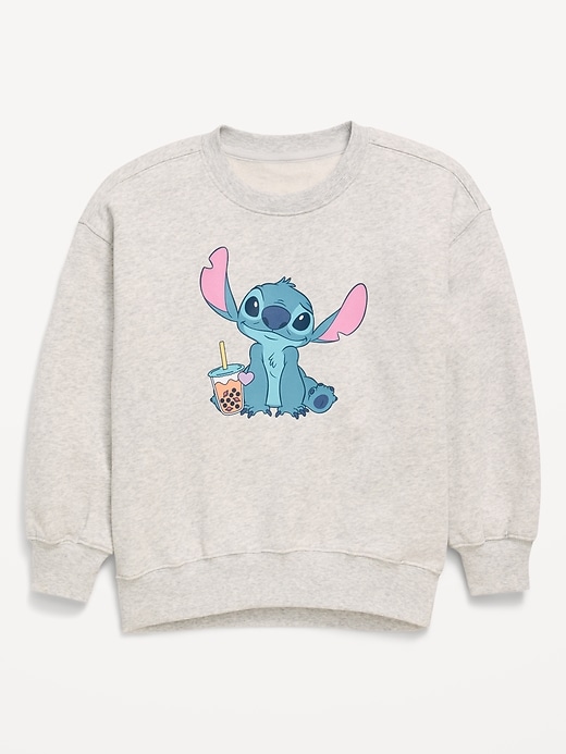 Image number 1 showing, Disney© Oversized Graphic Tunic Sweatshirt for Girls