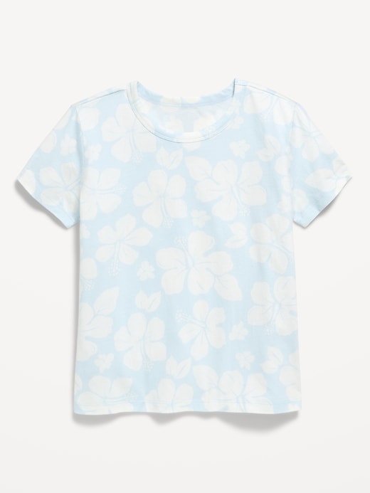 Image number 1 showing, Softest Printed Short-Sleeve T-Shirt for Girls