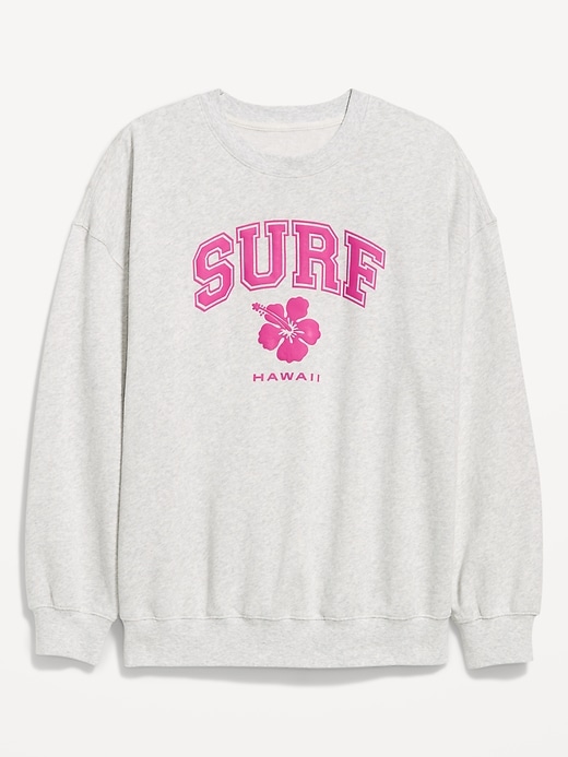 Image number 4 showing, SoComfy Oversized Crew-Neck Sweatshirt
