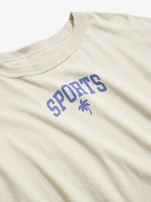 Image number 3 showing, Short-Sleeve Loose Crew-Neck T-Shirt