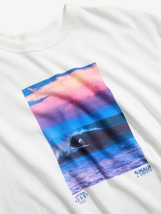 Image number 3 showing, Short-Sleeve Loose Crew-Neck T-Shirt