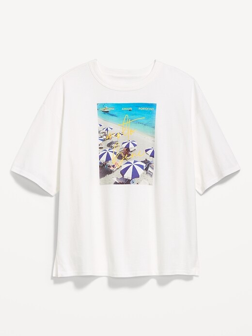 Image number 4 showing, Short-Sleeve Loose Graphic T-Shirt