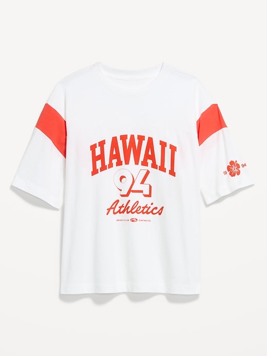 Image number 4 showing, Short-Sleeve Loose Crew-Neck T-Shirt