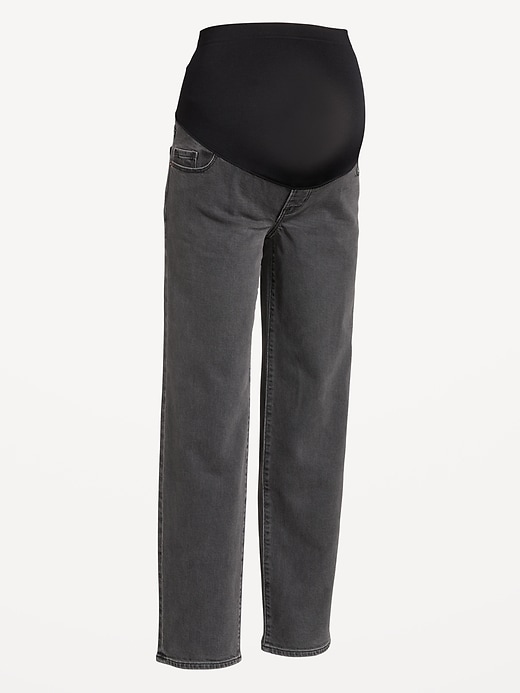 L'image numéro 4 présente Jean OG ample à panneau couvrant de maternité