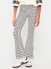 Image number 1 showing, High-Waisted PowerChill Crossover Flared Leggings for Girls