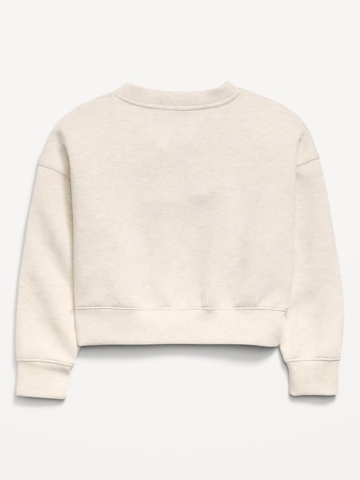 Image number 3 showing, Bounce Fleece V-Neck Sweatshirt for Girls