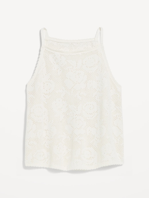 Image number 4 showing, Open-Weave Apron Tank Top