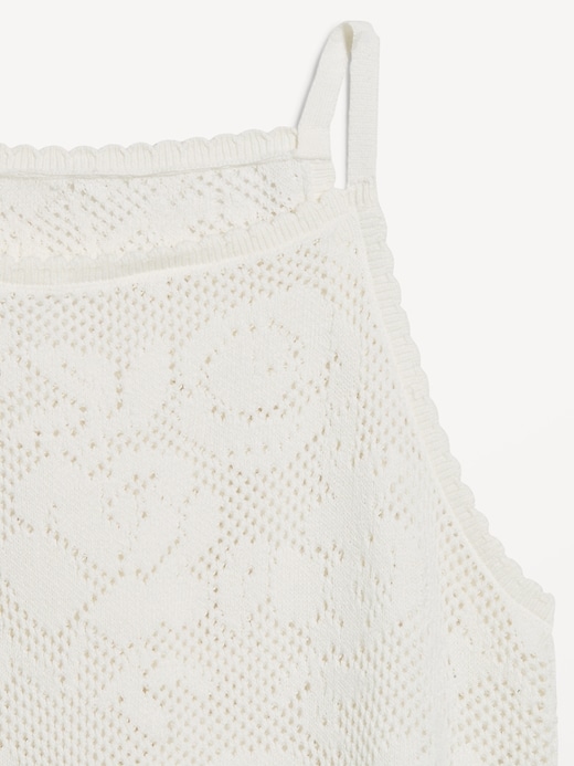 Image number 5 showing, Open-Weave Apron Tank Top