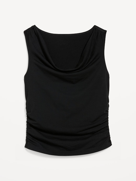 Image number 4 showing, Asymmetrical Side-Cinch Tank Top