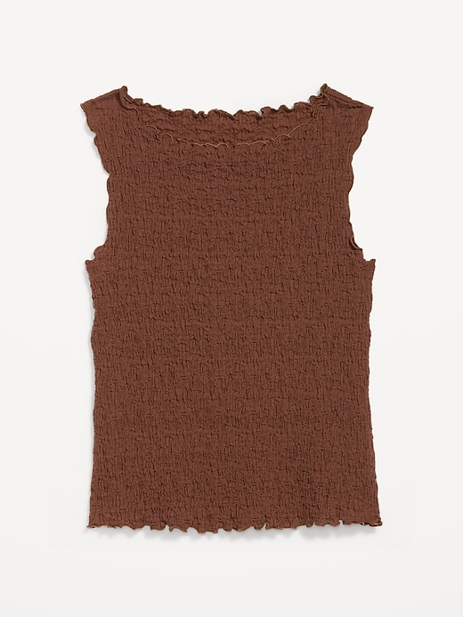 Image number 4 showing, Sleeveless Smocked Tank Top