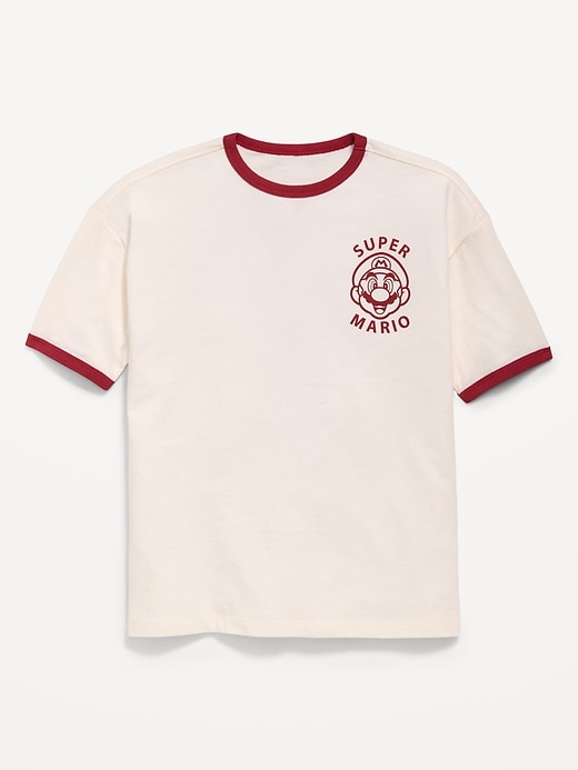 L'image numéro 2 présente T-shirt surdimensionné à imprimé Super Mario™ unisexe pour enfant