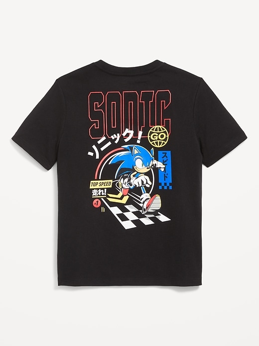 Image number 1 showing, Sonic The Hedgehog™ Gender-Neutral Graphic T-Shirt for Kids