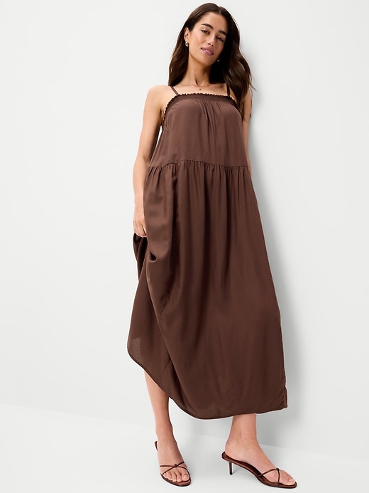 Image number 3 showing, Airy Smocked Maxi Dress