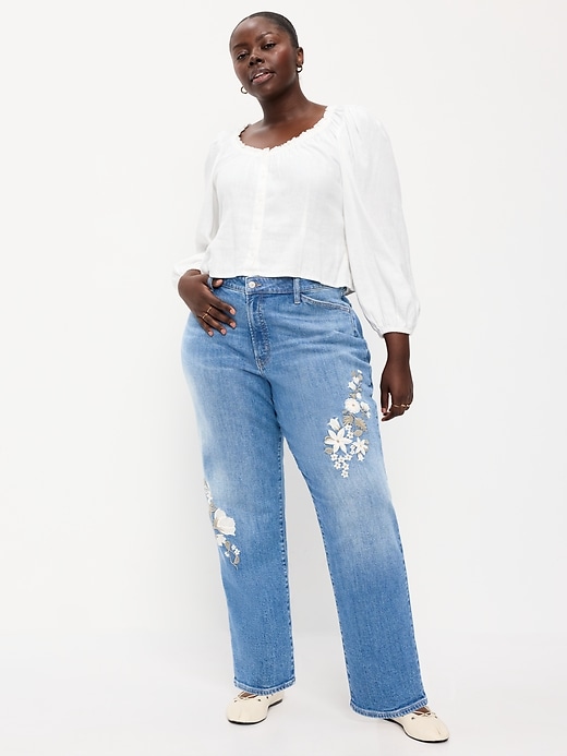Image number 8 showing, Curvy High-Waisted OG Loose Jeans