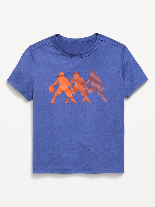 L'image numéro 1 présente T-shirt à manches courtes NuageSport à imprimé pour tout-petit