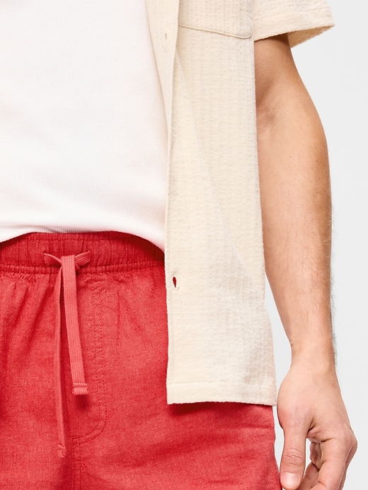 Image number 3 showing, Linen-Blend Jogger Shorts -- 7-inch inseam