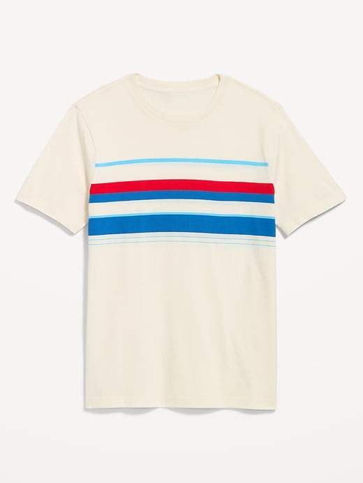 Image number 1 showing, Crew-Neck Striped T-Shirt