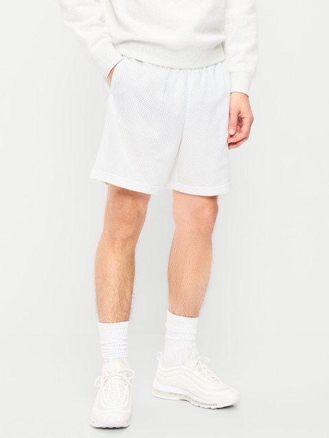 Baggy Mesh Shorts -- 6-inch inseam