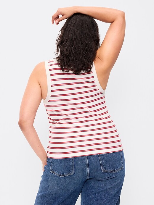 Image number 9 showing, Lace-Up Tank Top