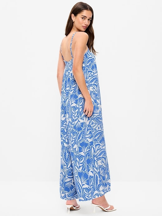 Image number 2 showing, Airy Smocked Jumpsuit