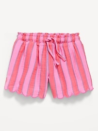 Image number 1 showing, Double-Weave Shorts for Toddler Girls