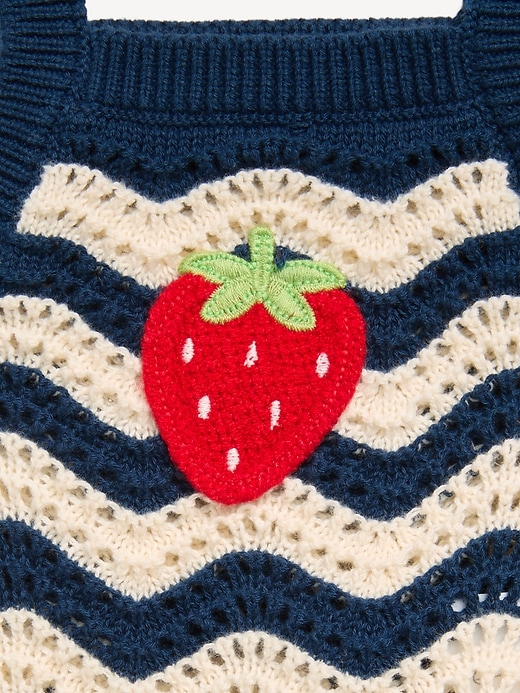 Image number 2 showing, Sleeveless Striped Sweater-Knit Top and Shorts Set for Baby