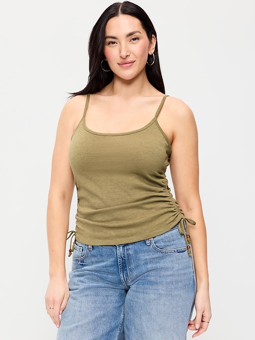 Image number 6 showing, Shirred Side Cami Tank Top