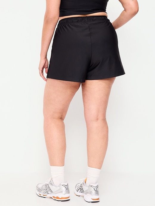 Image number 6 showing, High-Waisted PowerSoft Shorts -- 3.5-inch inseam