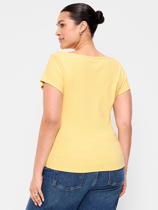 Image number 8 showing, Snug Boatneck T-Shirt