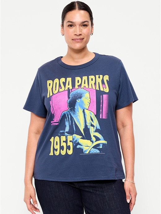 L'image numéro 8 présente T-shirt passe-partout ras du cou à logo imprimé