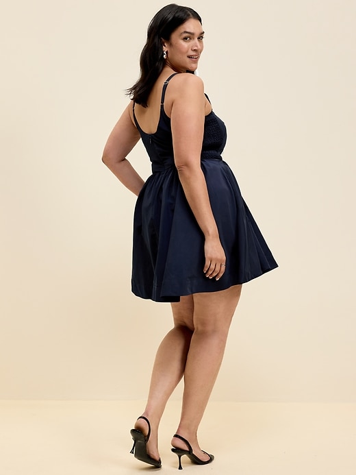 Image number 10 showing, The Occasion by Old Navy Fit & Flare Taffeta Mini Dress