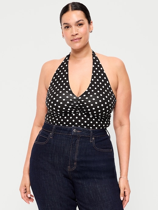 Image number 7 showing, Short-Sleeve Jersey Smocked-Front Top