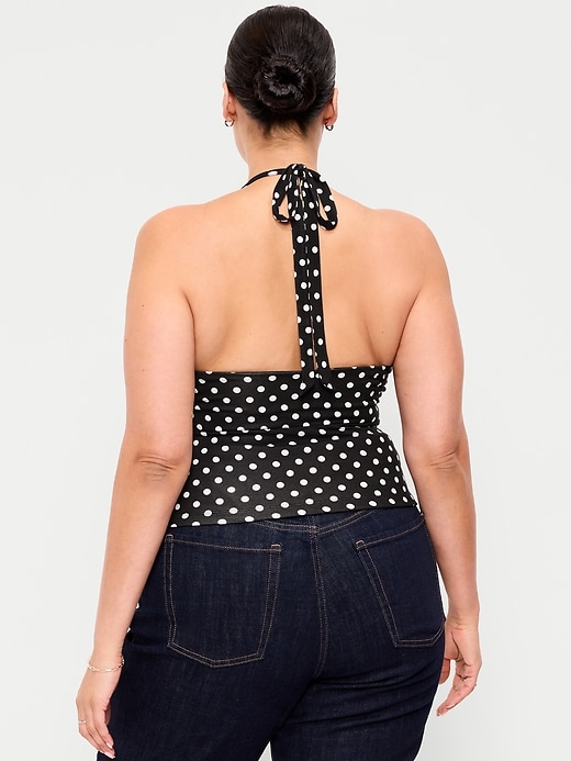 Image number 8 showing, Short-Sleeve Jersey Smocked-Front Top