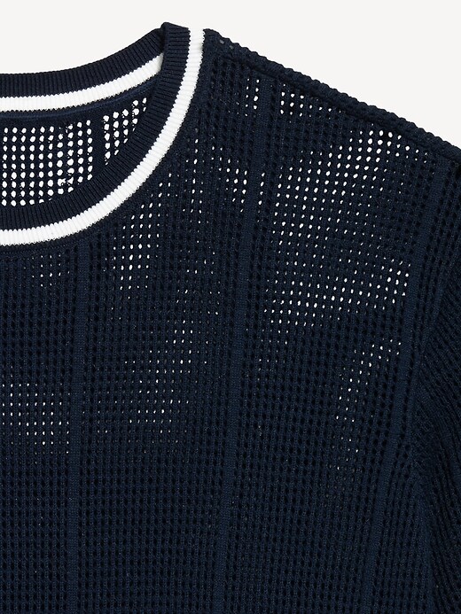 Image number 5 showing, Relaxed Mesh-Knit T-Shirt