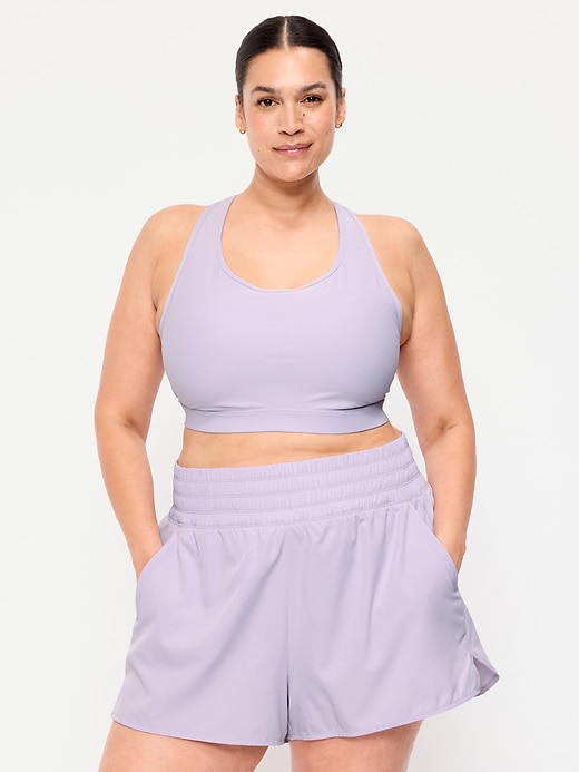 Image number 7 showing, Medium Support PowerSoft Racerback Sports Bra