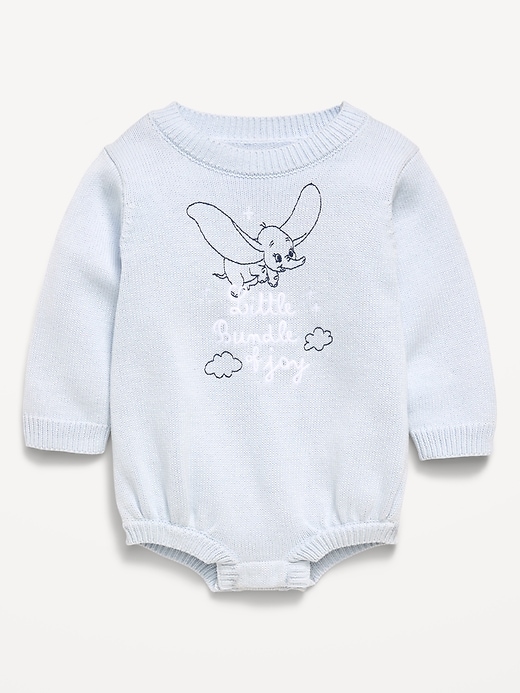 Image number 1 showing, Disney© Dumbo Sweater-Knit One-Piece Romper for Baby