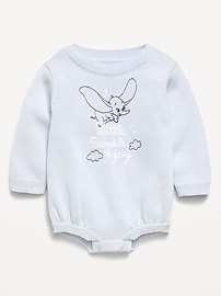 Image number 1 showing, Disney© Dumbo Sweater-Knit One-Piece Romper for Baby