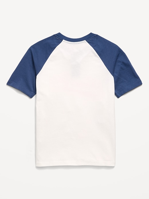 Image number 2 showing, Softest Short-Sleeve Graphic Henley T-Shirt for Boys