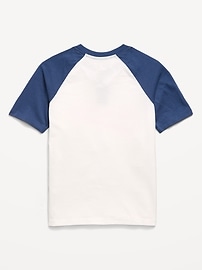 Image number 2 showing, Softest Short-Sleeve Graphic Henley T-Shirt for Boys
